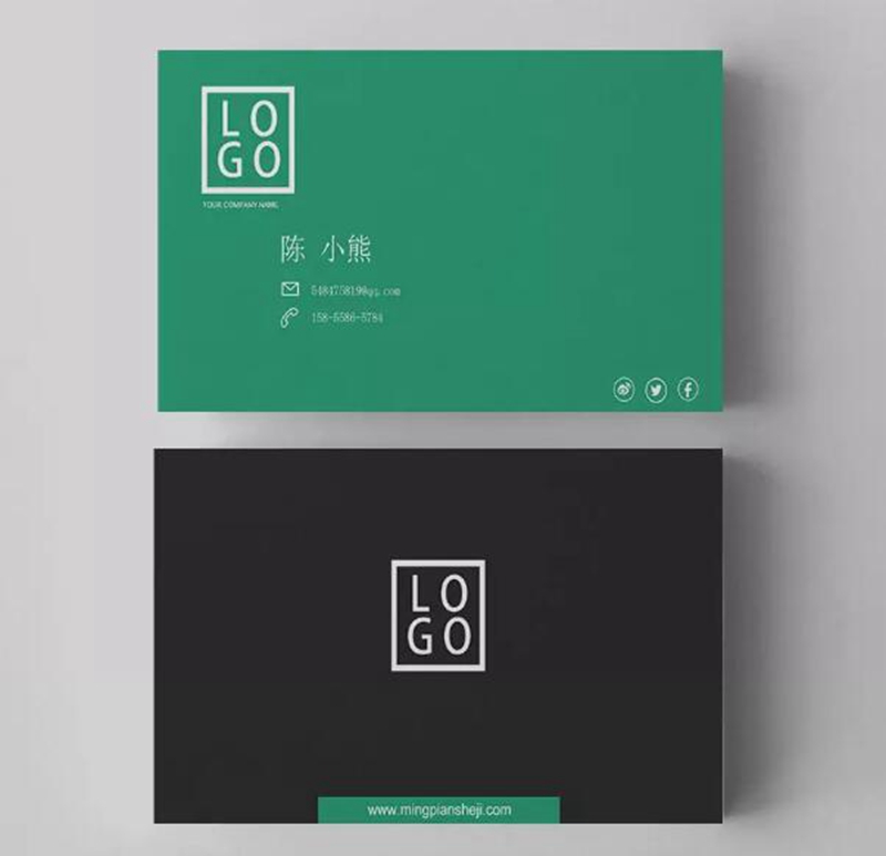 商務(wù)名片樣例展示5