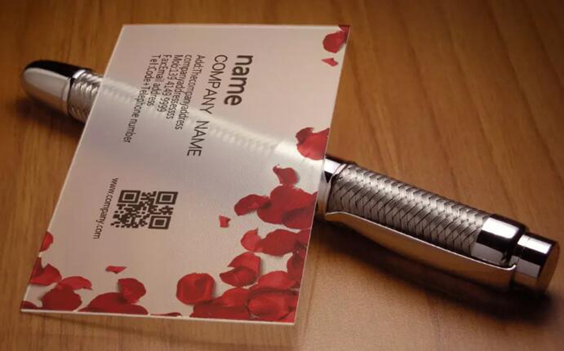 透明名片樣例展示2