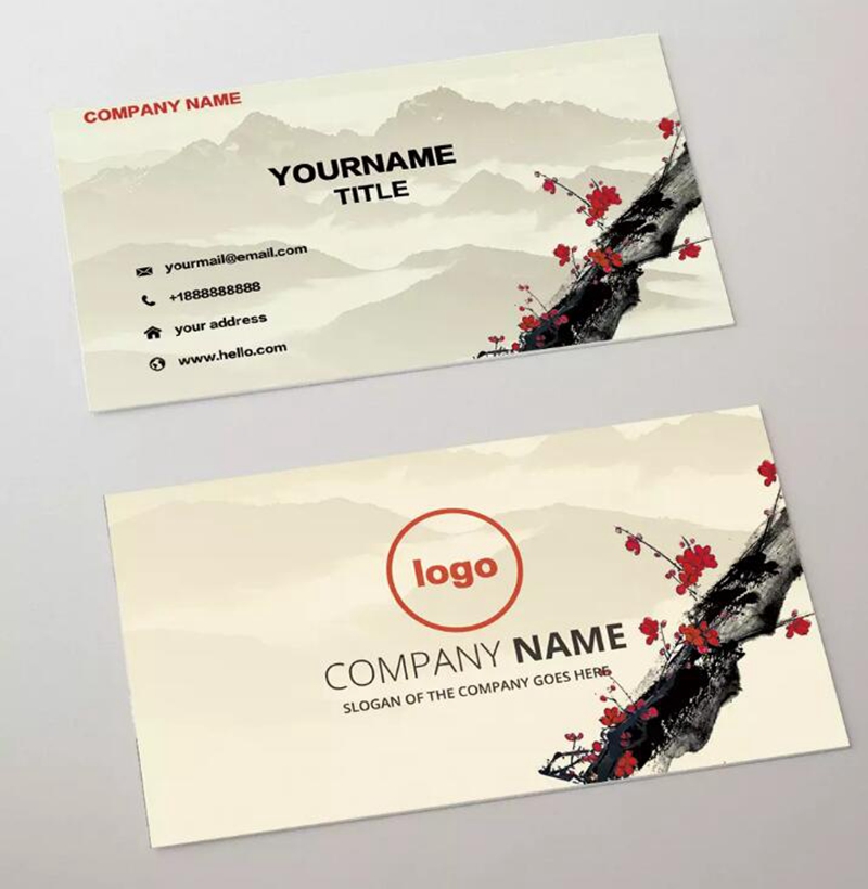 中國風(fēng)名片樣例展示1