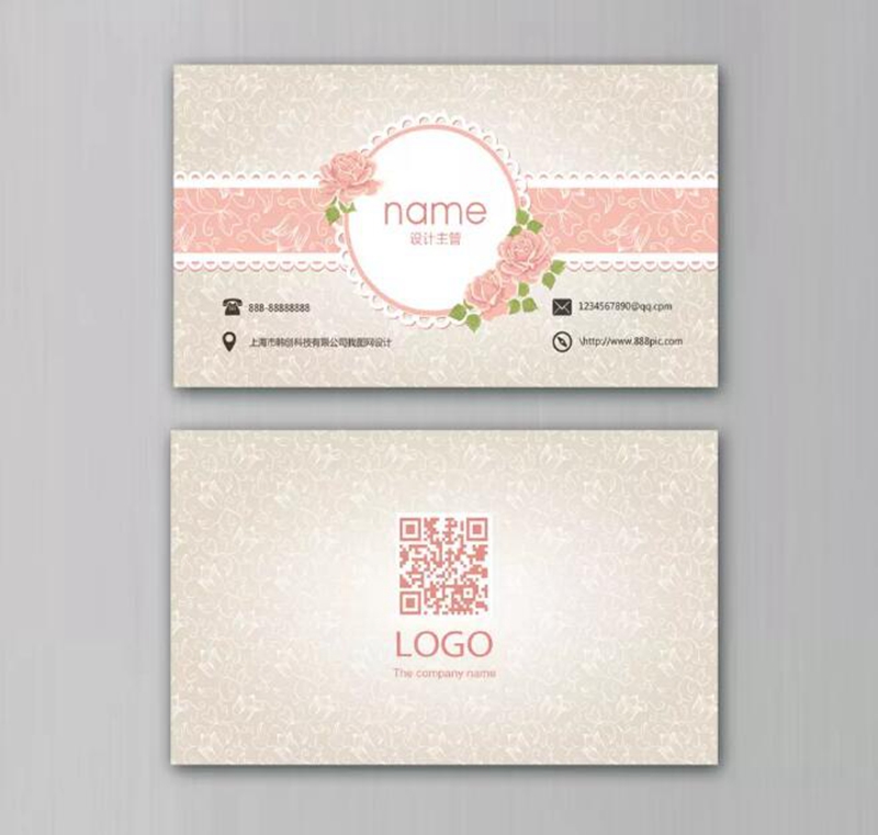 花、動物名片樣例展示3