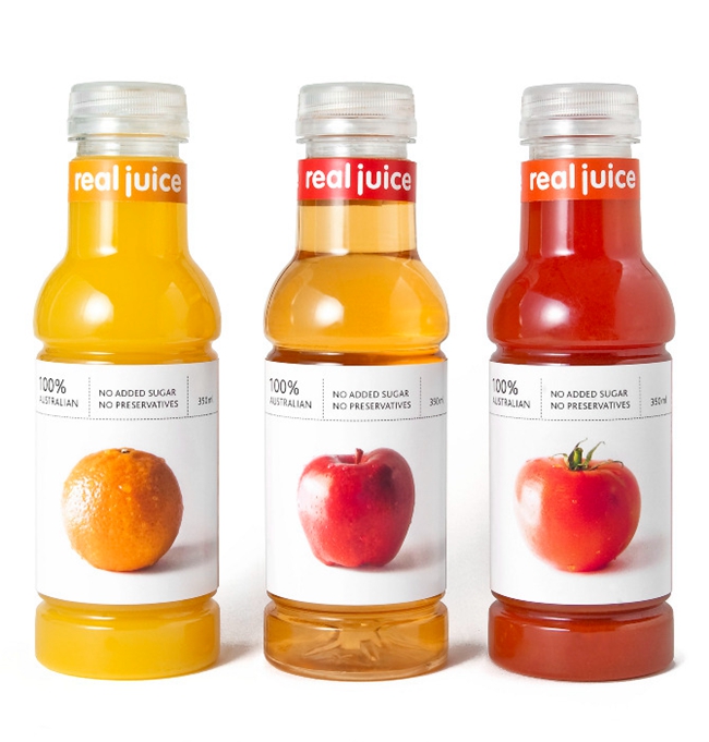 Real Juice果汁包裝設計