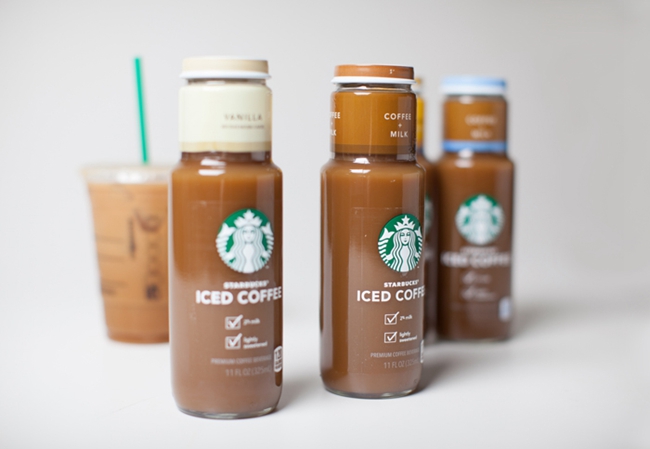 星巴克新的瓶裝咖啡飲料包裝設(shè)計(jì)
