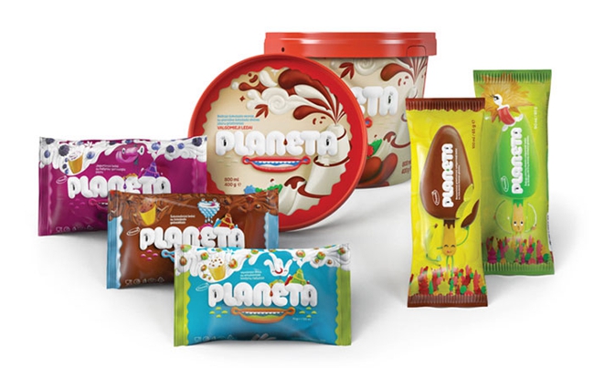 Planeta Ice Cream冰淇淋包裝設(shè)計(jì)