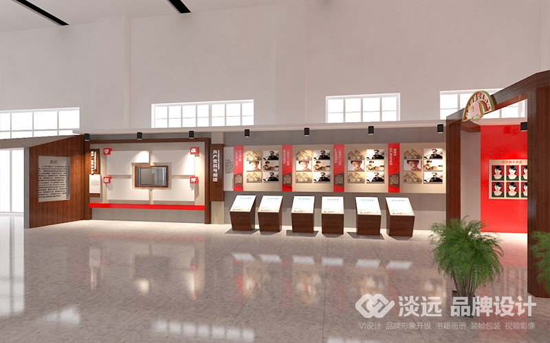 空間展示設計-撫順瓢兒屯火車站雷鋒精神教育展廳