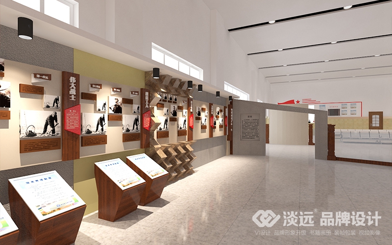 空間展示設計-撫順瓢兒屯火車站雷鋒精神教育展廳