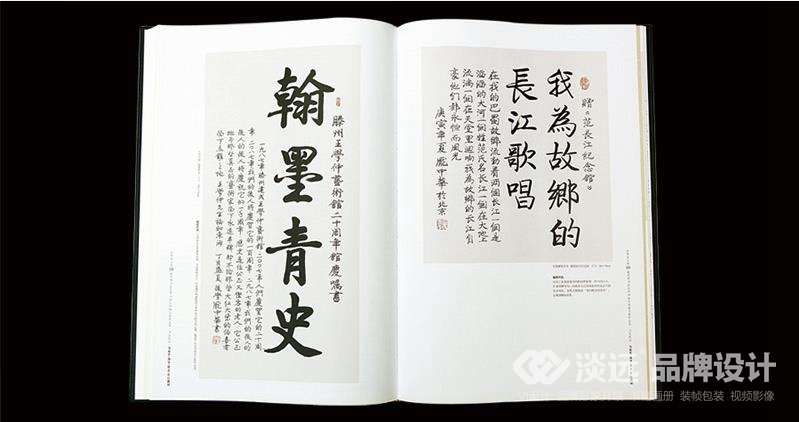 遼陽(yáng)畫冊(cè)設(shè)計(jì),龐中華書法藝術(shù)30周年回顧大展作品集