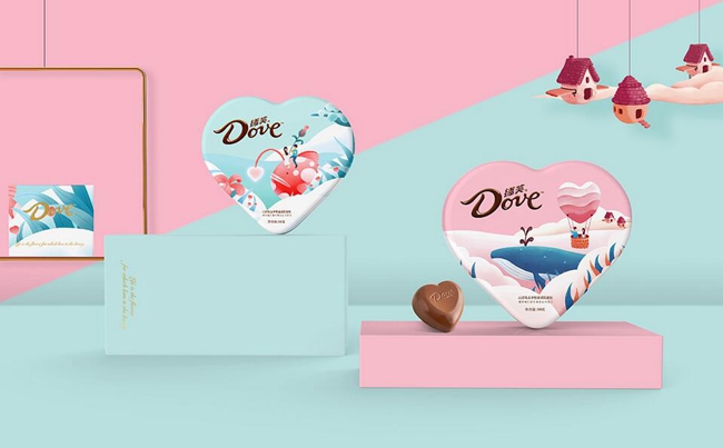七夕包裝設(shè)計欣賞,德芙巧克力包裝設(shè)計