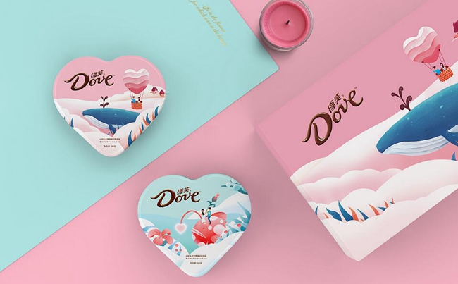 七夕包裝設(shè)計欣賞,德芙巧克力包裝設(shè)計