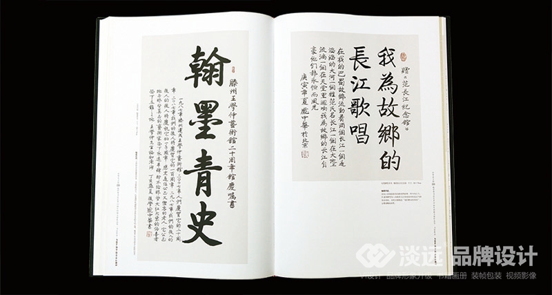 書(shū)籍畫(huà)冊(cè)設(shè)計(jì),龐中華書(shū)法藝術(shù)30周年回顧大展作品集