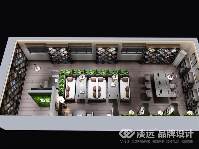 空間展示設(shè)計案例,梅河口圖書館