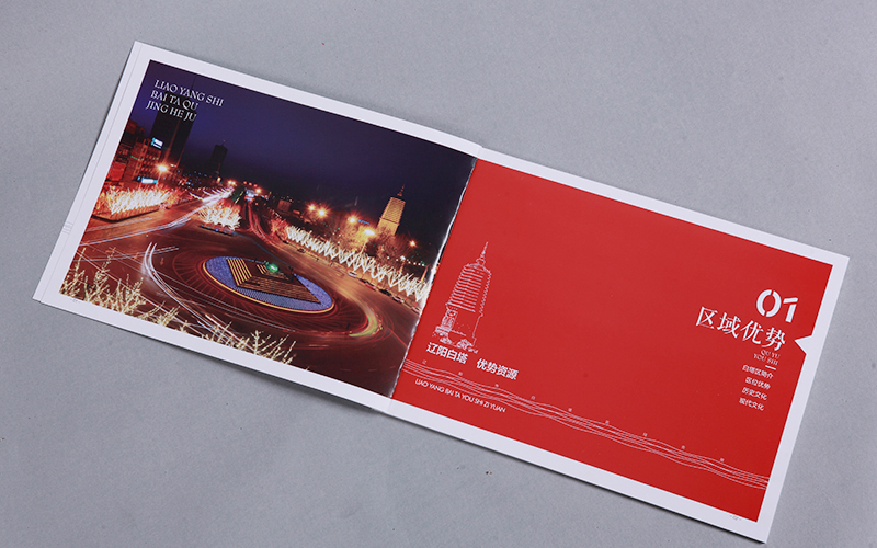 企業(yè)宣傳冊設計,白塔區(qū)經(jīng)合局畫冊