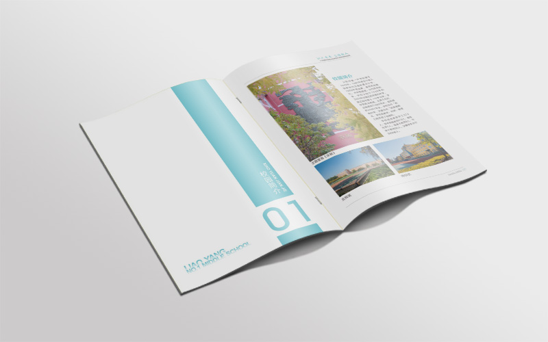 學(xué)校宣傳冊(cè)設(shè)計(jì),遼陽市一中畫冊(cè)