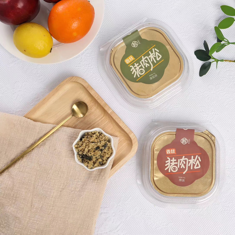 中順食品，肉松系列包裝