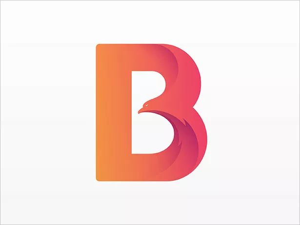 漸變立體質(zhì)感字母LOGO設(shè)計欣賞1