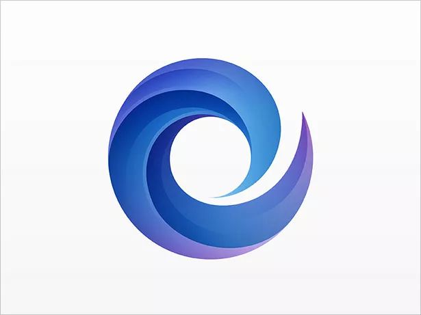 漸變立體質(zhì)感字母LOGO設(shè)計欣賞