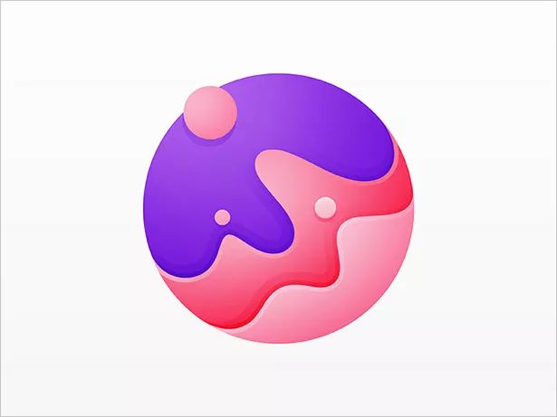 漸變立體質(zhì)感字母LOGO設(shè)計欣賞