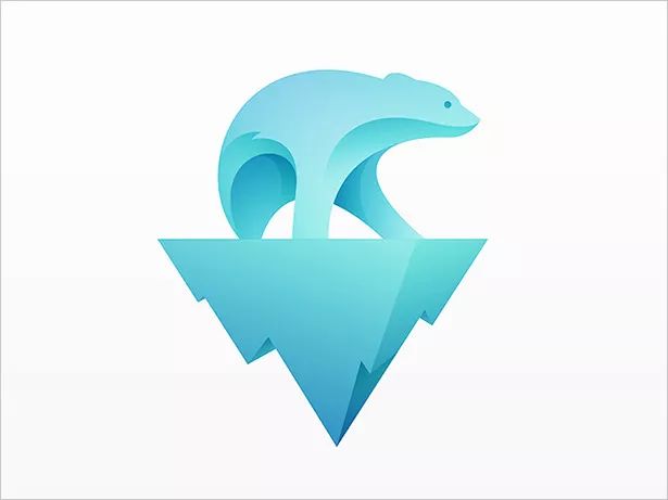 漸變立體質(zhì)感字母LOGO設(shè)計欣賞