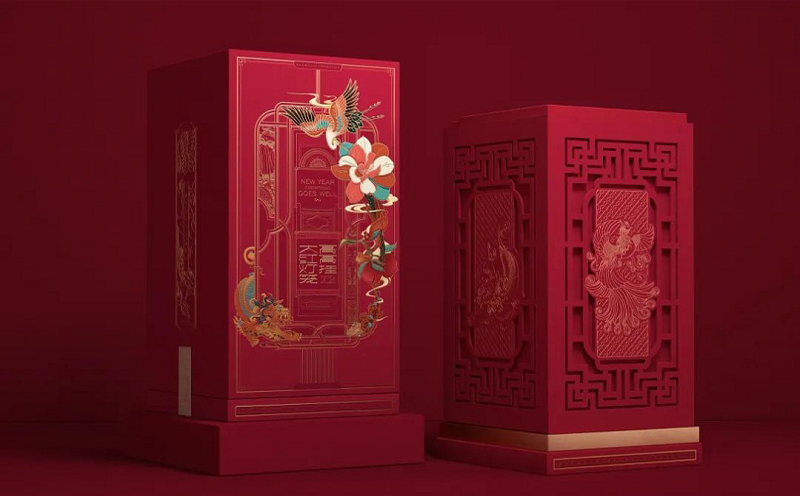 沈陽新年禮盒的包裝設計案例賞析